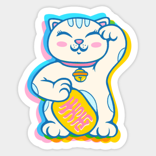 Lucky cat Sticker